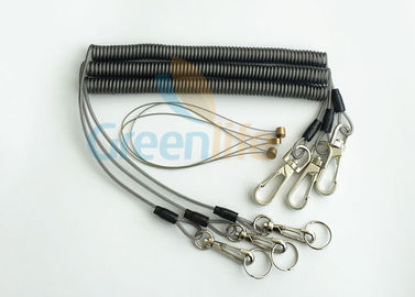 أمان حبل حبل قابل للسحب لفائف الحبل السقوط الحماية للأدوات ، 3 أمتار ماكس الإمتداد