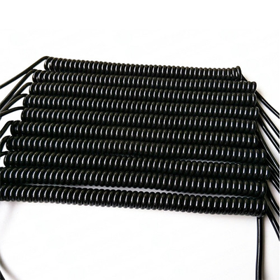 تي بي يو دوامة مخصص ملفوف الكابل متعددة الأغراض مع اللون الأسود 1.2 - 8.0MM